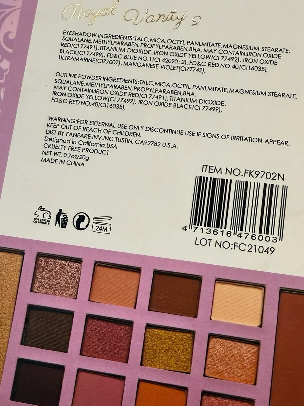 Amuse makeup new box